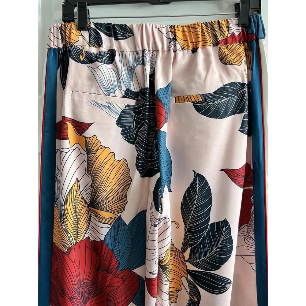 ANATOMIE Secret Garden Capsule Wide Leg Pants Women Sz Med Floral Resort NWT - Picture 7 of 9
